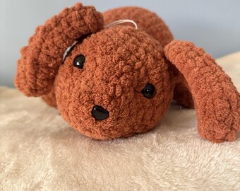 Handmade Crochet Cocoa Bunny | Amigurumi Plush Stuffed Animal Toy