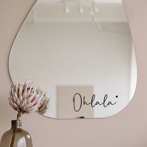 Mirror stickers, wall stickers, door stickers Ohlala small compliments different sizes colors image 1