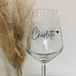 Personalized wine glass with name | Aperol glass with desired text | Gift idea JGA, celebration, birthday, girlfriend, mom, grandma, colleague