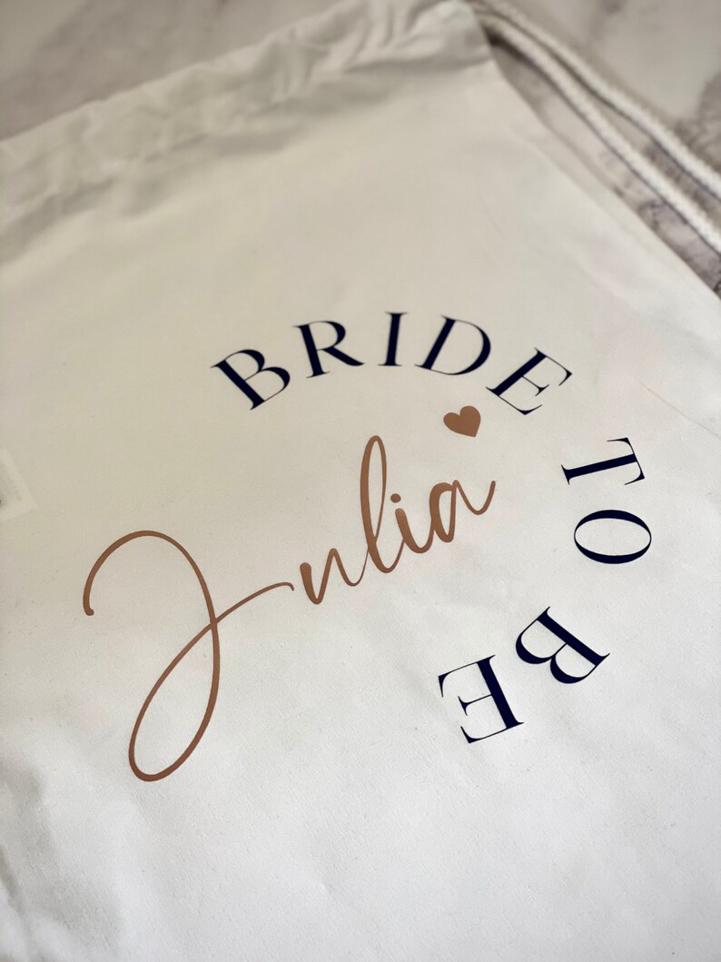 Personalized JGA gym bags Bachelorette party Bride to be Team Bride Bridesmaid Gift Wedding JGA Bride Bridesmaids image 3