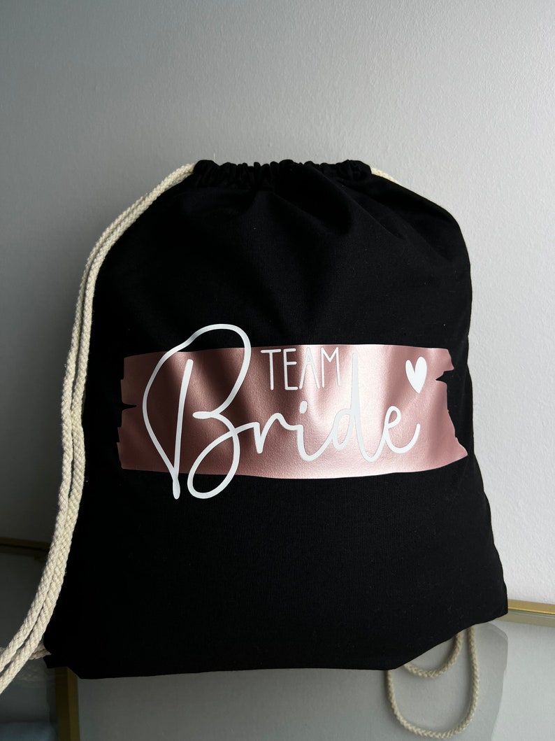Personalized JGA bags Bachelorette party Gym bag Bride & Team Bride Wedding JGA Gift Bride Bridesmaids image 8