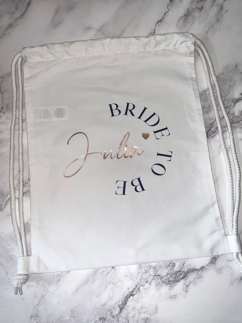 Personalized JGA gym bags Bachelorette party Bride to be Team Bride Bridesmaid Gift Wedding JGA Bride Bridesmaids image 5