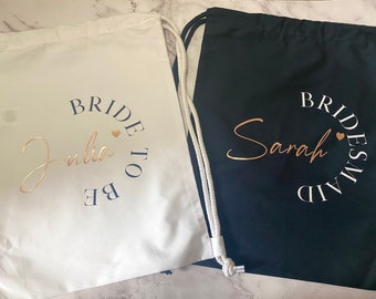 Personalized JGA gym bags | Bachelorette party | Bride to be Team Bride Bridesmaid | Gift Wedding JGA Bride Bridesmaids