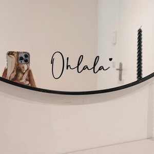Mirror stickers, wall stickers, door stickers Ohlala small compliments different sizes colors image 3