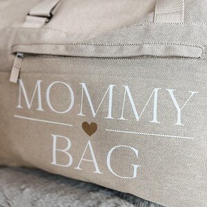 Personalisierte Kliniktasche Mommy Bag Weekender für MamasReisetasche FamilieHandgepäcktascheKrankenhaustasche GeburtFamily Tag Bild 5