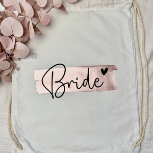 Personalized JGA bags Bachelorette party Gym bag Bride & Team Bride Wedding JGA Gift Bride Bridesmaids image 5