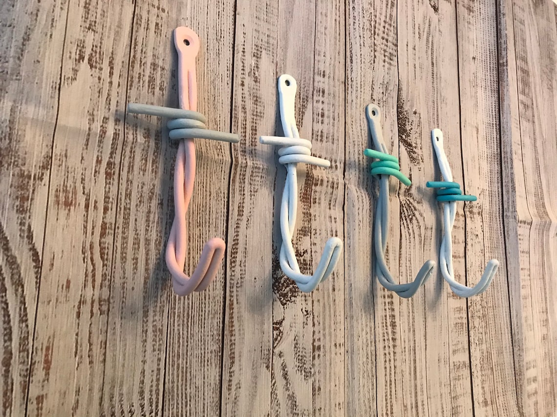 Painted Barbed Wire Wall Hooks/metal Hooks/decorative Wall Etsy Australia