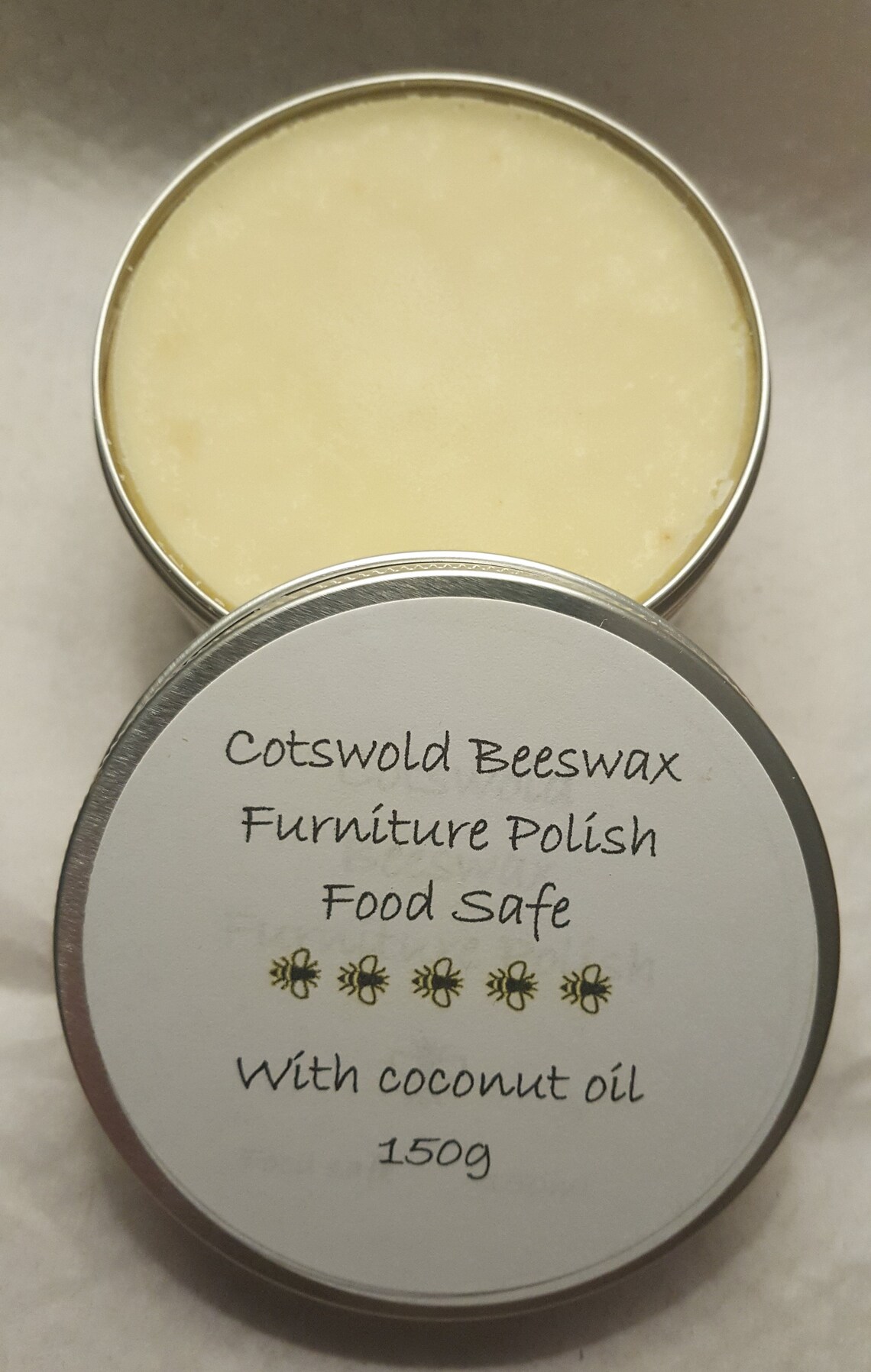 150g British Made Handmade Beeswax Polish Food Safe. Made in Etsy