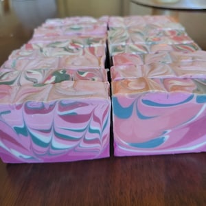 Black Raspberry Vanilla Soap, Creamy Soap,  Cold process Soap, Shea Butter Soap, Artisan Soap, Handmade Soaps, Fancy Soap