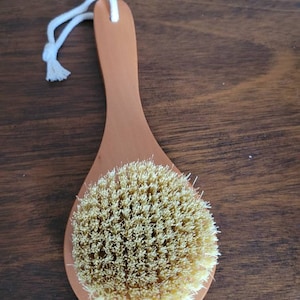 Body Brush,  Natural Body Brush,  Zero Waste Brush,  Cactus Bristle Brush,  Wooden Handle Brush,  Vegan Body Brush,  Exfoliating Body Brush,