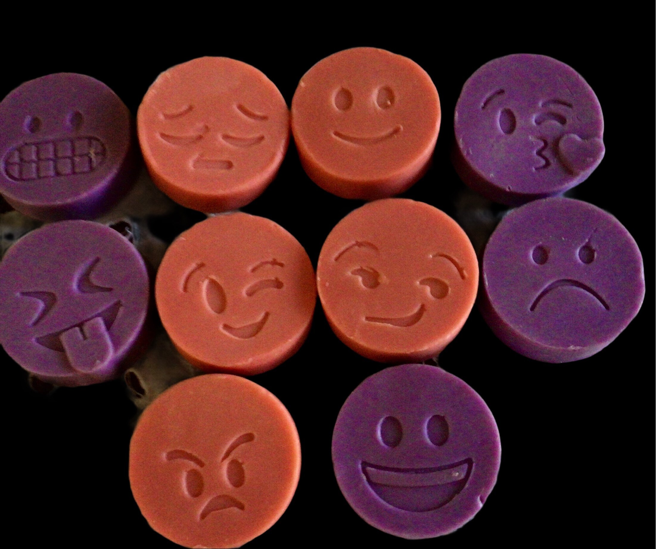 4 Decorative Emoji Soaps Kids soap Travel soap Soap favor Etsy