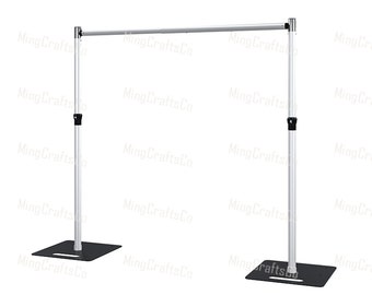 Flower Wall Stand Heavy Duty Arch for Weddings Bridal Events Backdrop Frame Floral Ceremony Arch Adjustable Interlocking Stand Steel Base