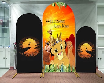 CUSTOMIZED Theme Covers  +Metal Arches Stands Backdrop Arch Frames Birthday Party Background Decoration Kid&#39;s Party Baby Shower
