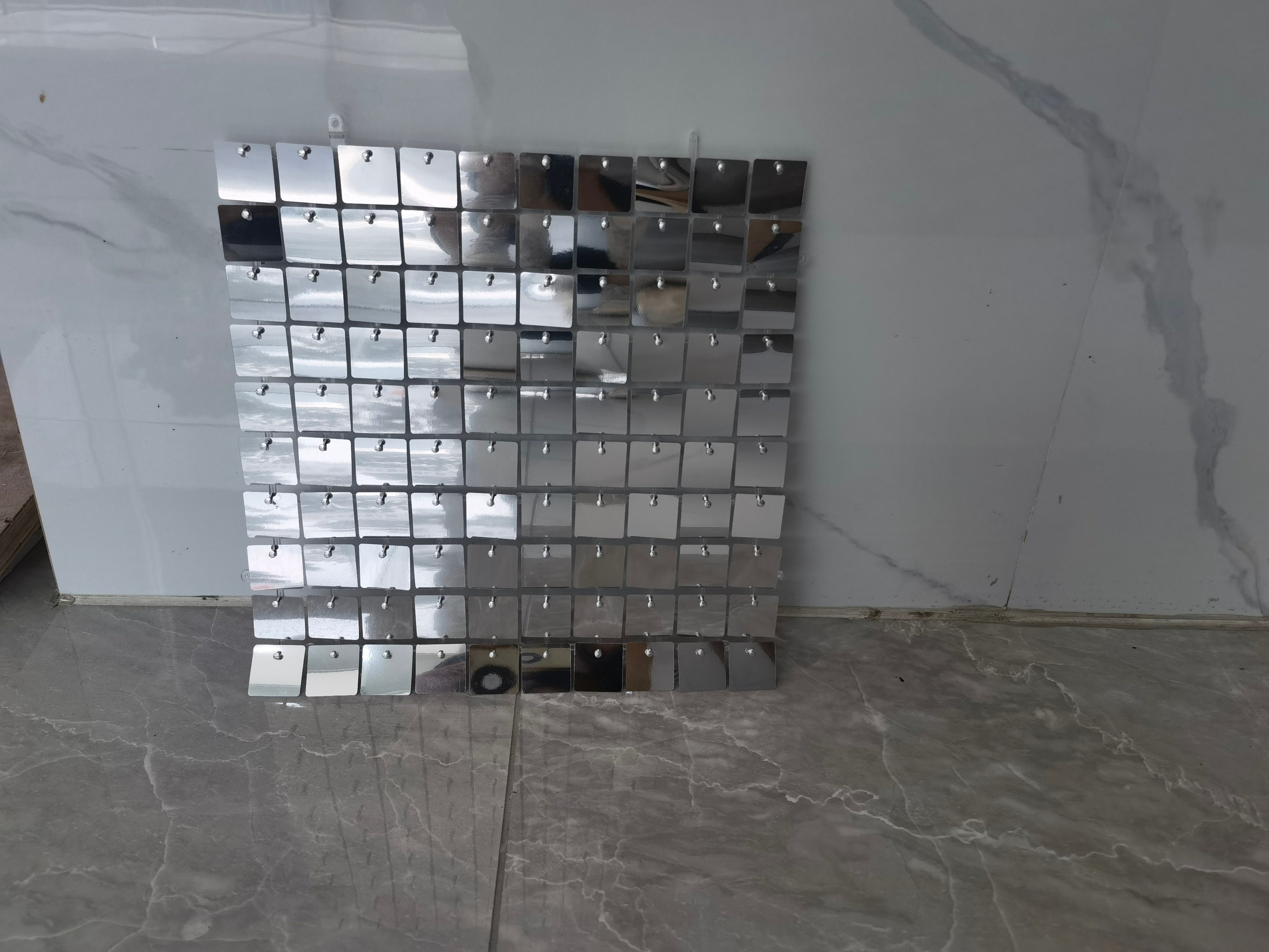 Silver Shimmer Wall Panels Square Sequin Shimmer Backdrop for Etsy