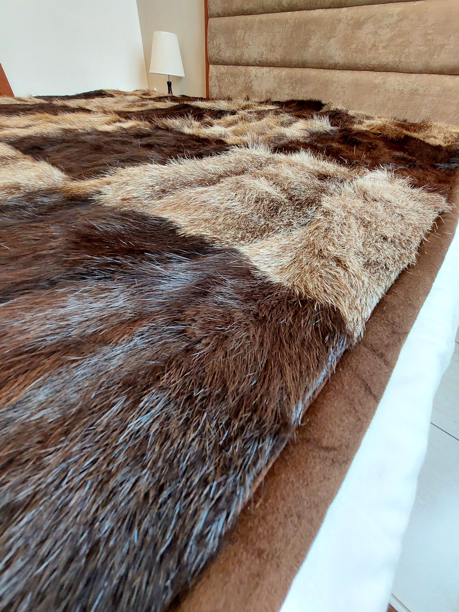 100 Deer Skin with Natural Soft Leather Lining Rug Carpet Etsy