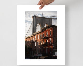 Brooklyn Bridge Sunset Photography Print