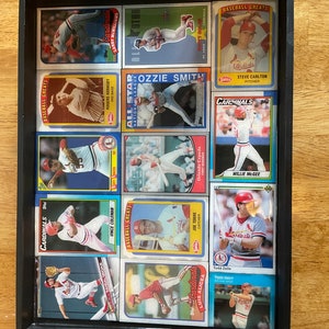St. Louis Cardinals Baseball Card Serving Tray