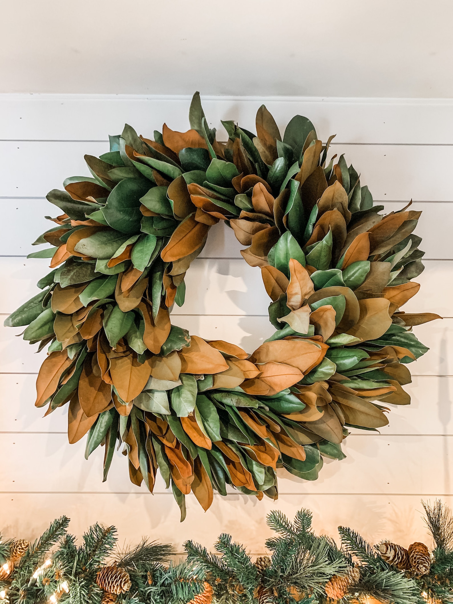 Fresh Magnolia Wreath | Etsy