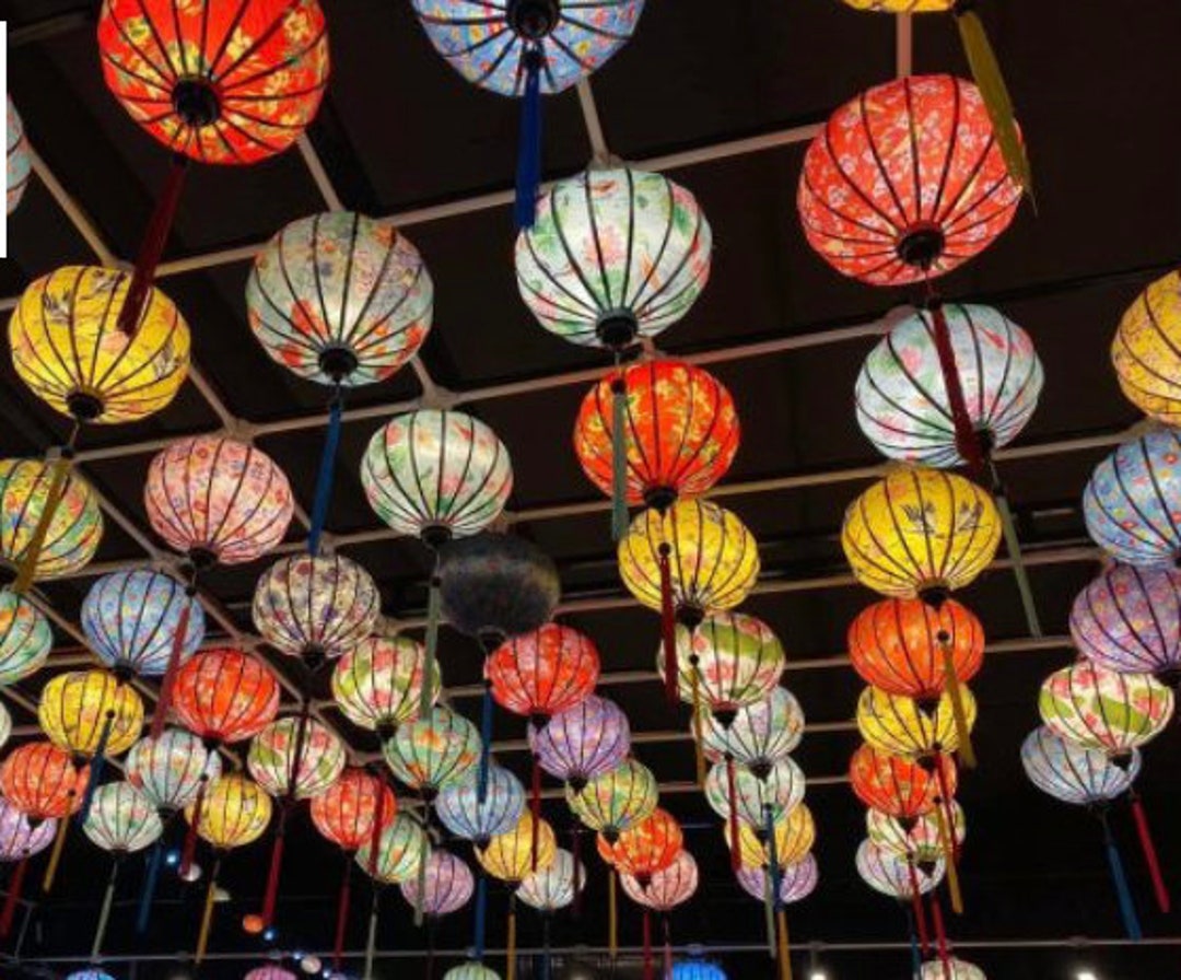 Hoi an Silk Lanterns, Viet Nam Lanterns, Viet Nam Silk Lanterns Etsy