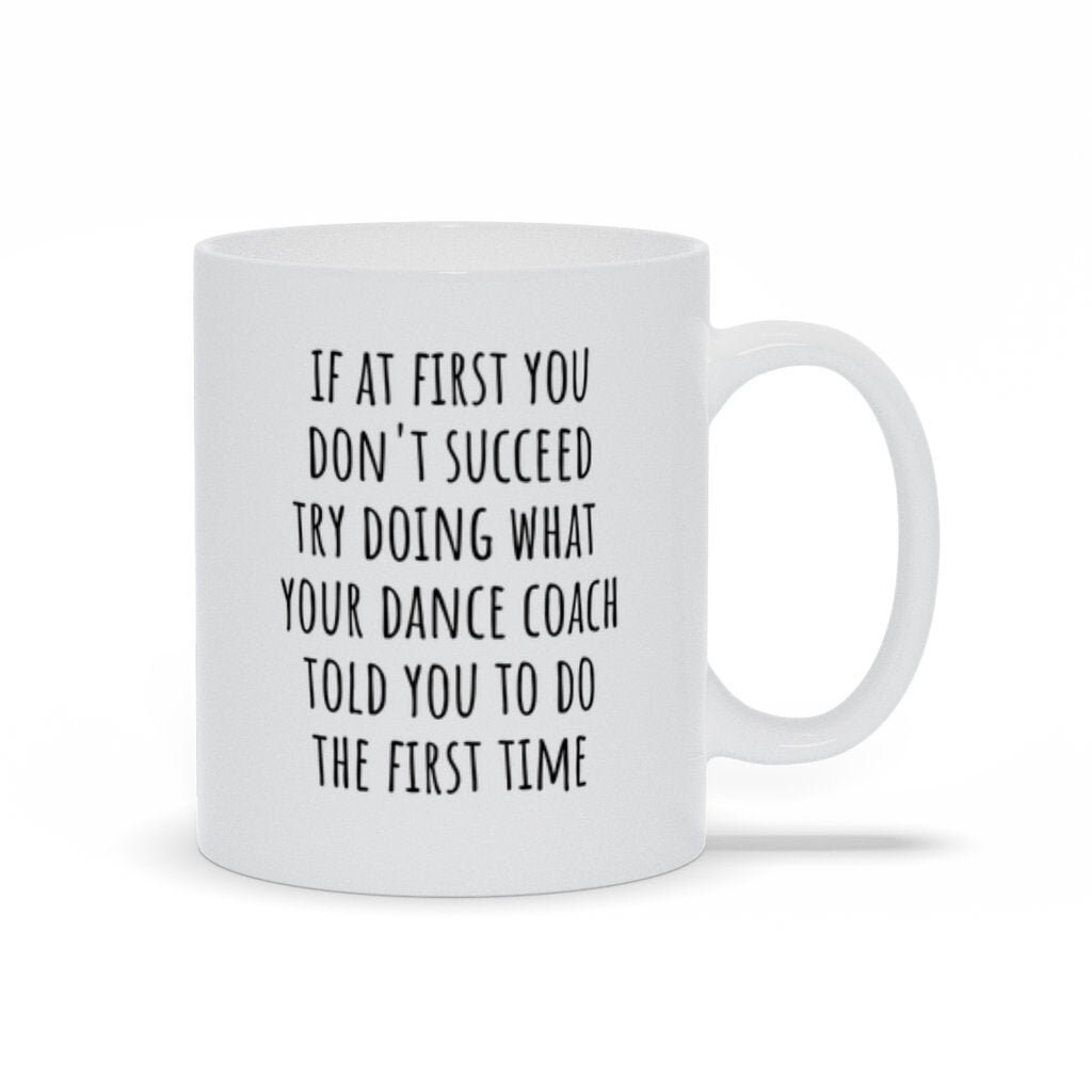 Dance Coach Mug Dance Coach Gift Etsy