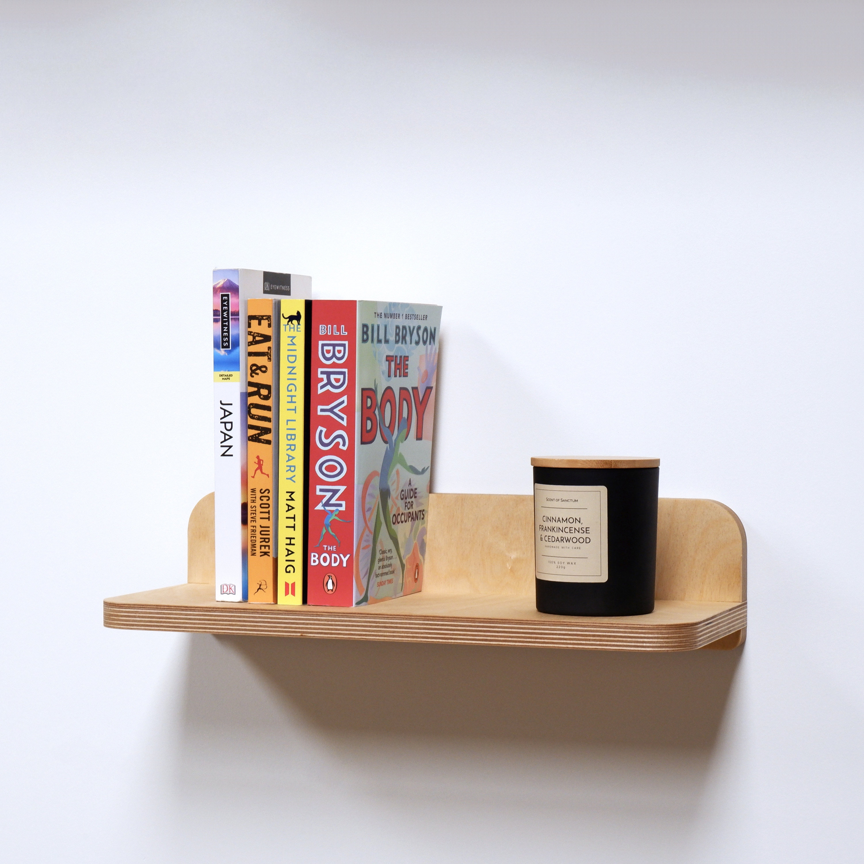 Birch Plywood Shelf Simple Shelves Single Shelf Floating - Etsy UK