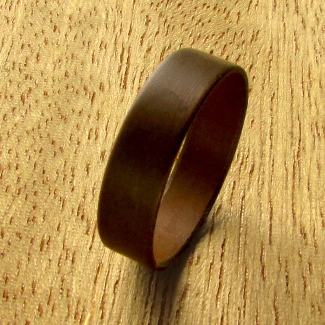 Dark copper wedding ring for men mens alternative wedding Etsy