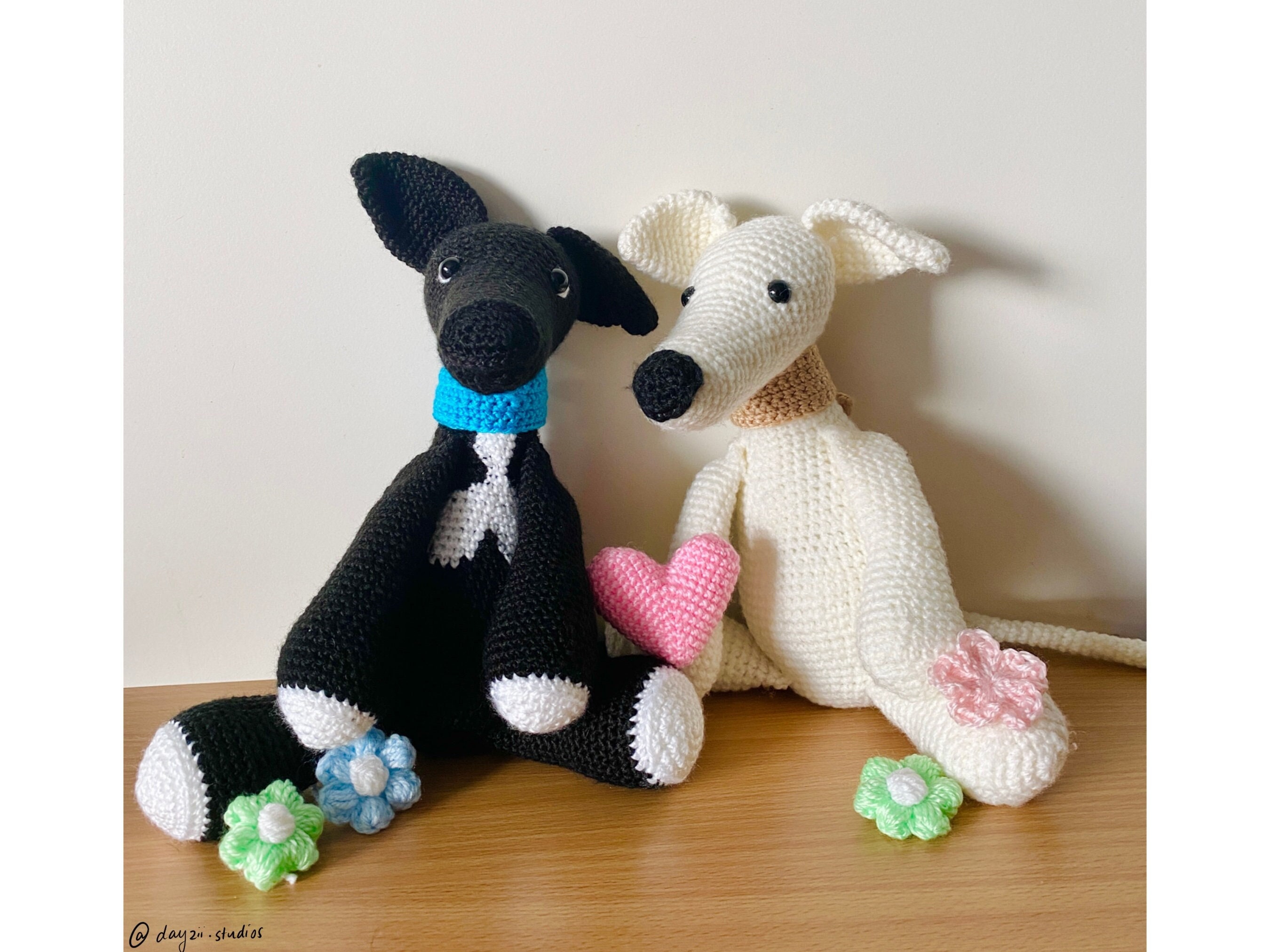 RESERVED* CUSTOM Crochet Greyhound Stuffed Animal Greyhound, Whippet,  Italian Greyhound Iggy Crochet Dog Amigurumi Handmade