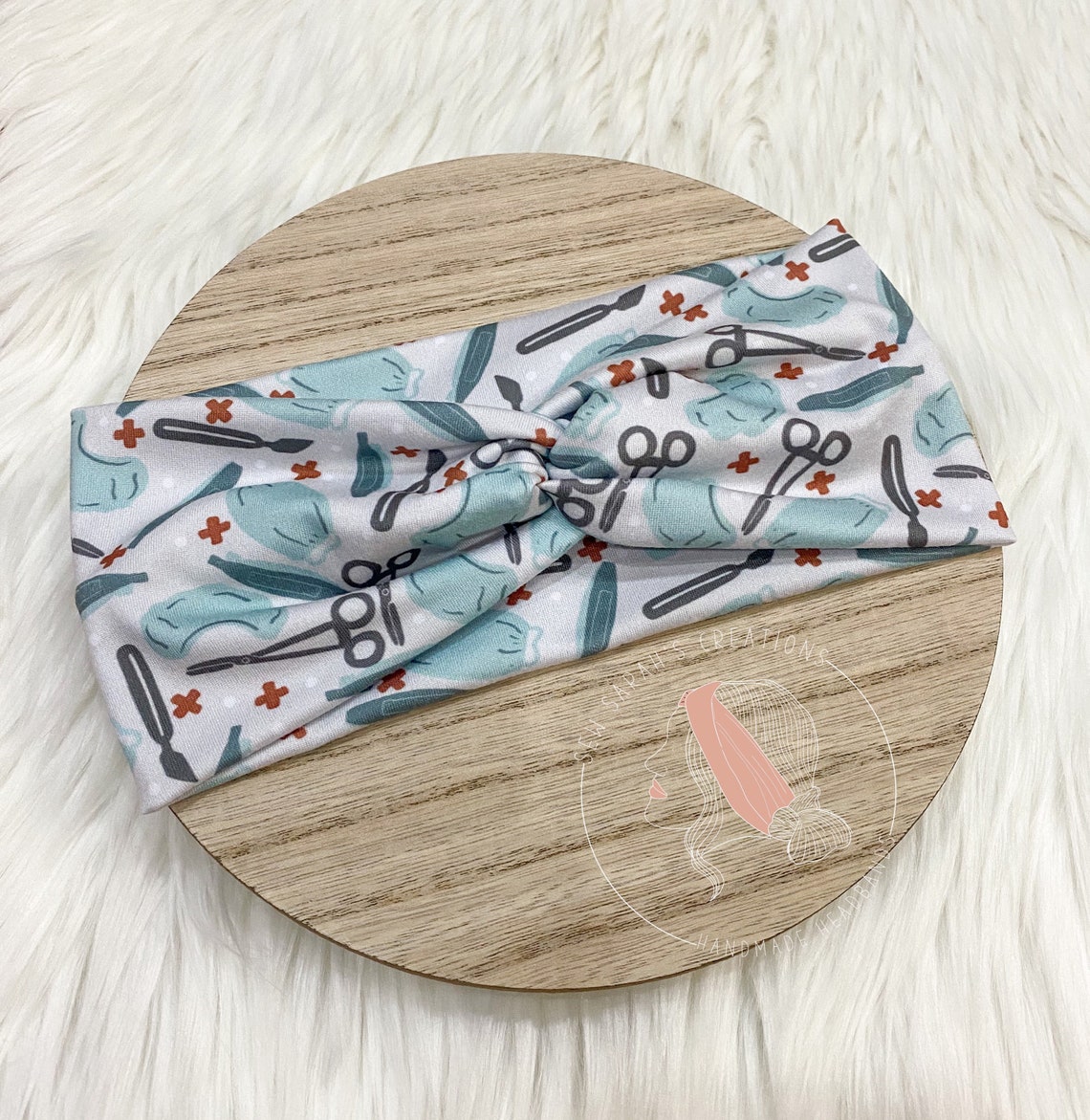 OR Nurse Twist Headband Headbands for Women Healthcare Etsy