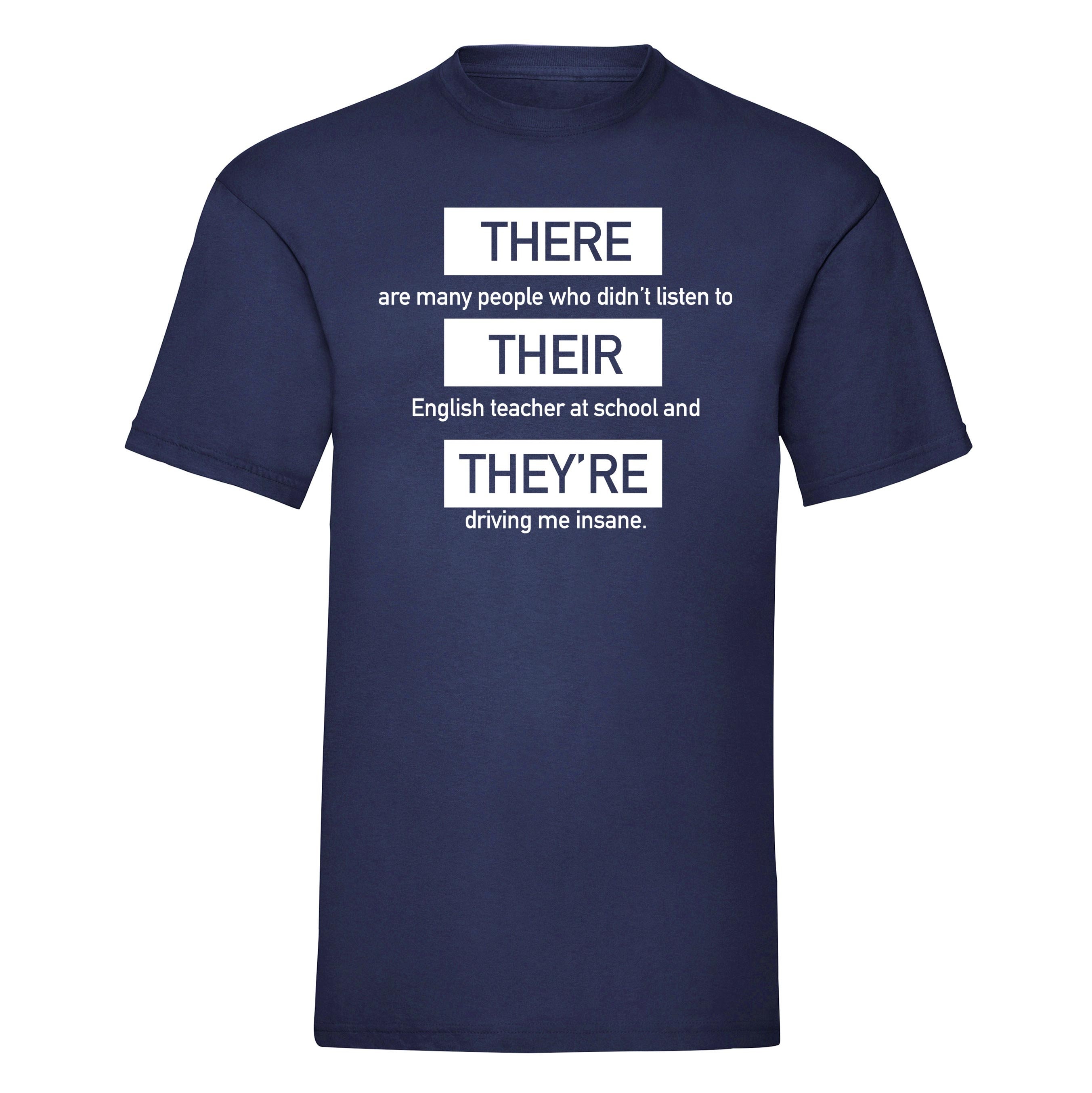 Englische Grammatik TShirt lustige Neuheit Etsy