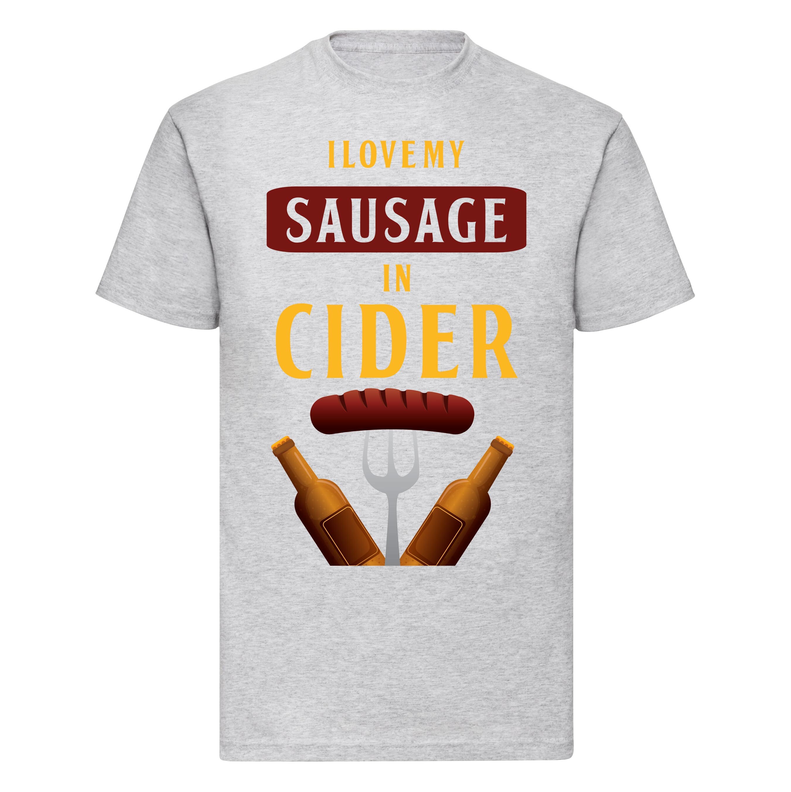 I Love My Sausage In Cider TShirt Funny Dad Joke Pun Etsy