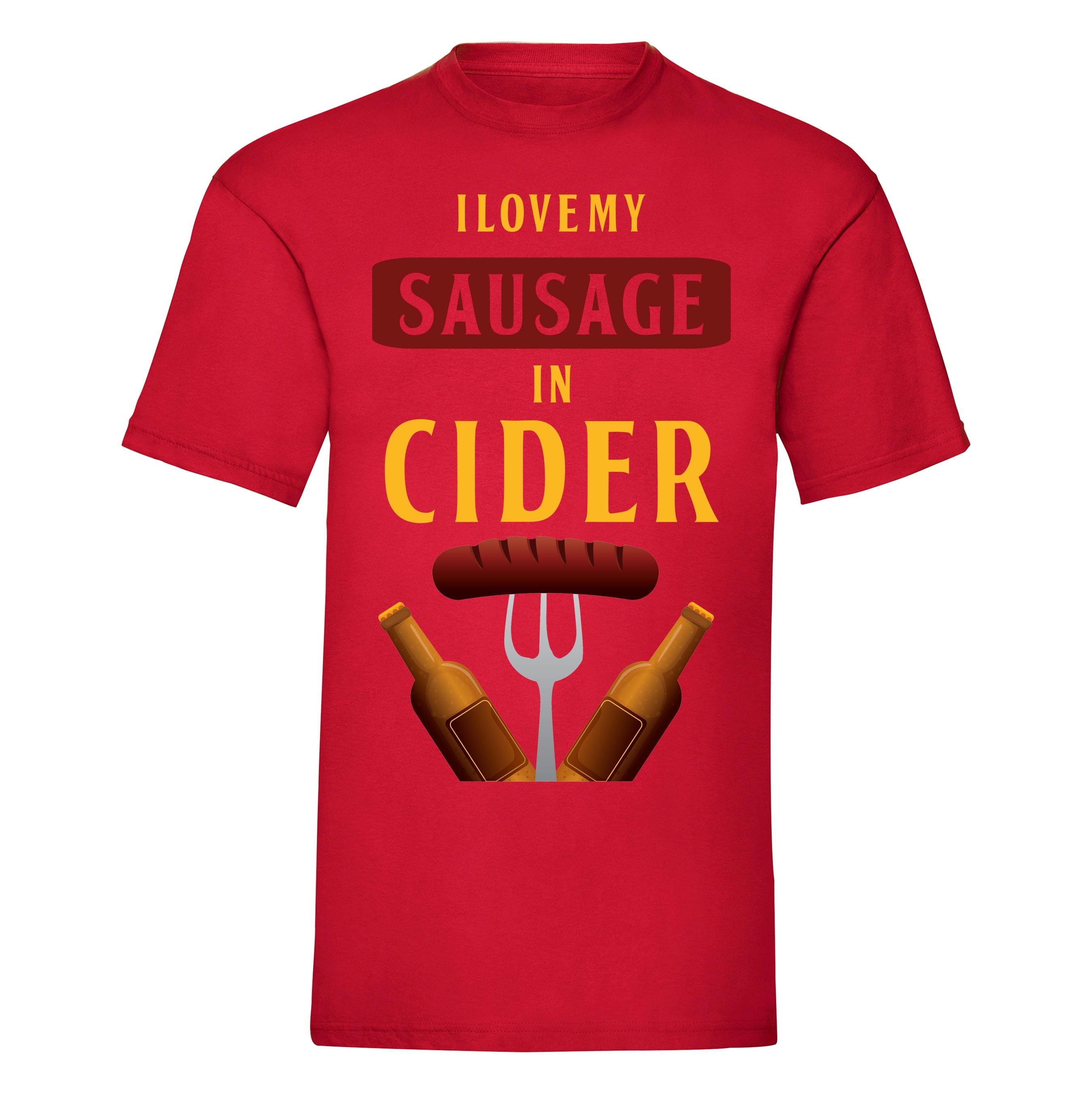 I Love My Sausage In Cider TShirt Funny Dad Joke Pun Etsy