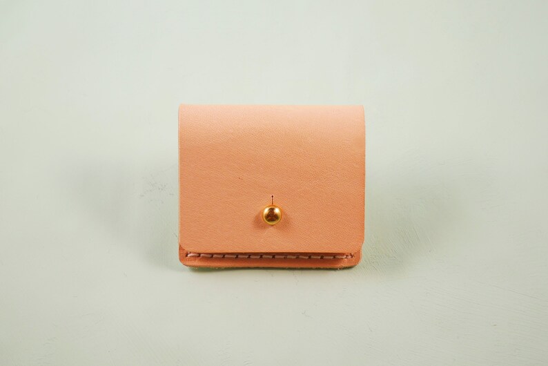 Gift Case for Jewellery Rings Hand Made in UK from British Vegetable Tanned Leather Leather Mini Coin Purse