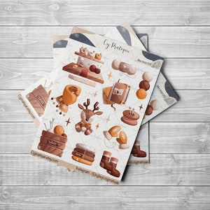 Stickers Mon tricot | CyPratique | planche stickers pour votre carnet d'organisation créatif, journal quotidien, planner etc.