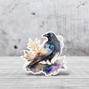 Autocollant Crow Totem | Die cut papier vinyle pour votre carnet d'organisation créatif, art Journal, Scrapbooking, ordinateur etc...