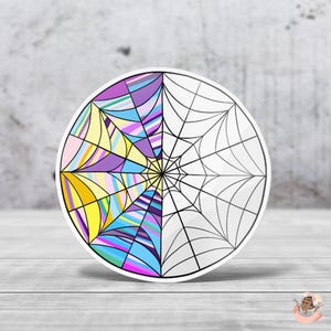 Autocollant Vitrail Nevermore Academy | Die cut papier vinyle pour carnet d'organisation créatif, art Journal, Scrapbooking, ordinateur...