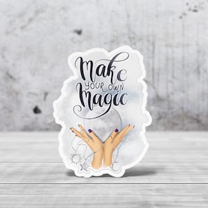 Autocollant Magic Life | Die cut papier vinyle pour votre carnet d'organisation créatif, art Journal, Scrapbooking, ordinateur etc.