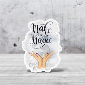 Magic Life Sticker | Die cut vinyl paper for your creative organization notebook, art Journal, Scrapbooking, computer etc.