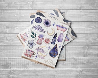 Magic Dreams Stickers | CyPratique | sticker sheet for your creative organizer, daily journal, planner, etc.