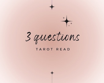 3 Questions Read In Depth Tarot Reading SAME HOUR Fast Within 1 Hour
