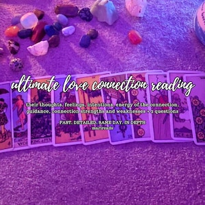 Relationship Tarot Reading, Ultimate Love Connectio, SAME DAY In Depth Detailed Tarot for Couples and Love Insights