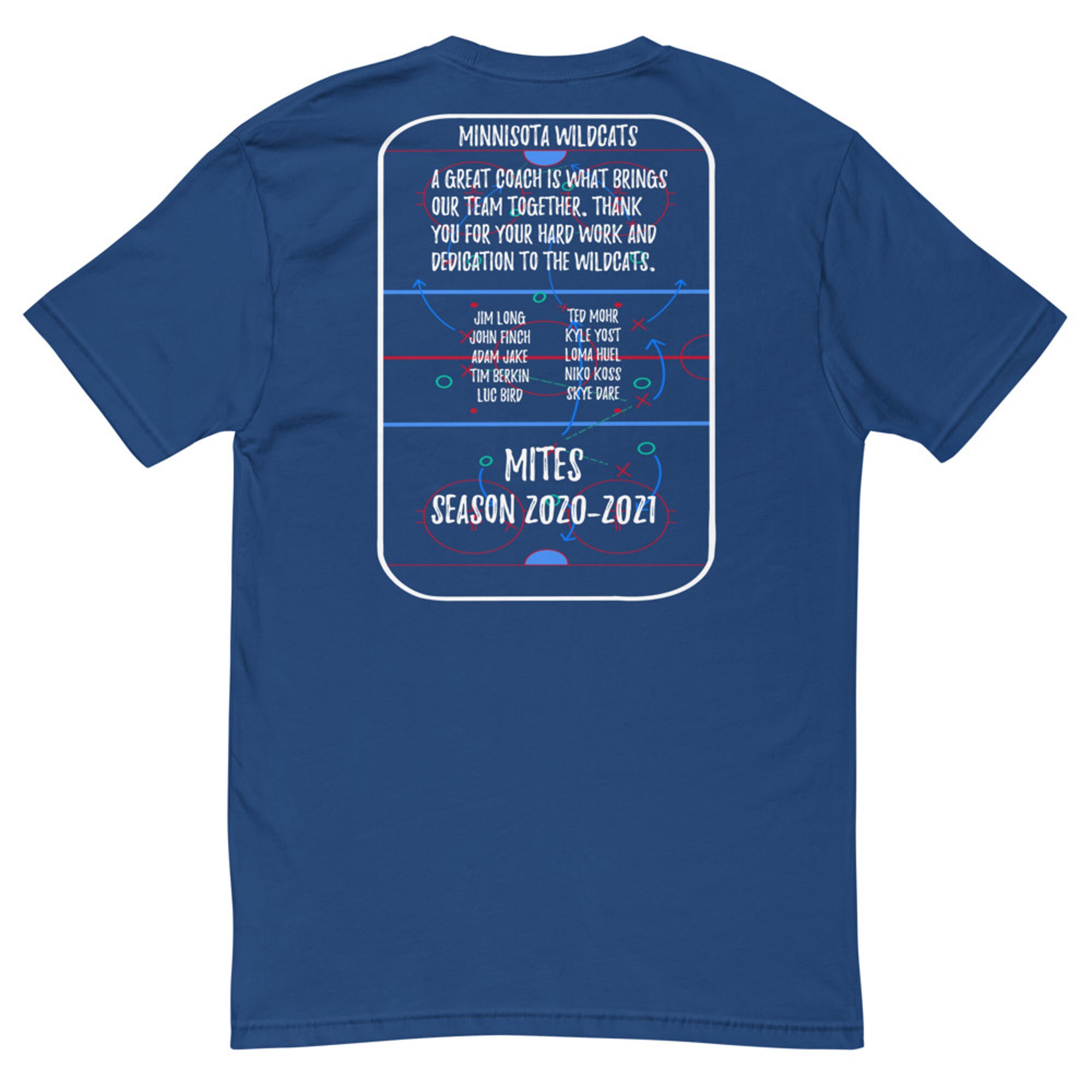 Personalize Ice Hockey Coach Tshirt Custom Team Manager Etsy Singapore