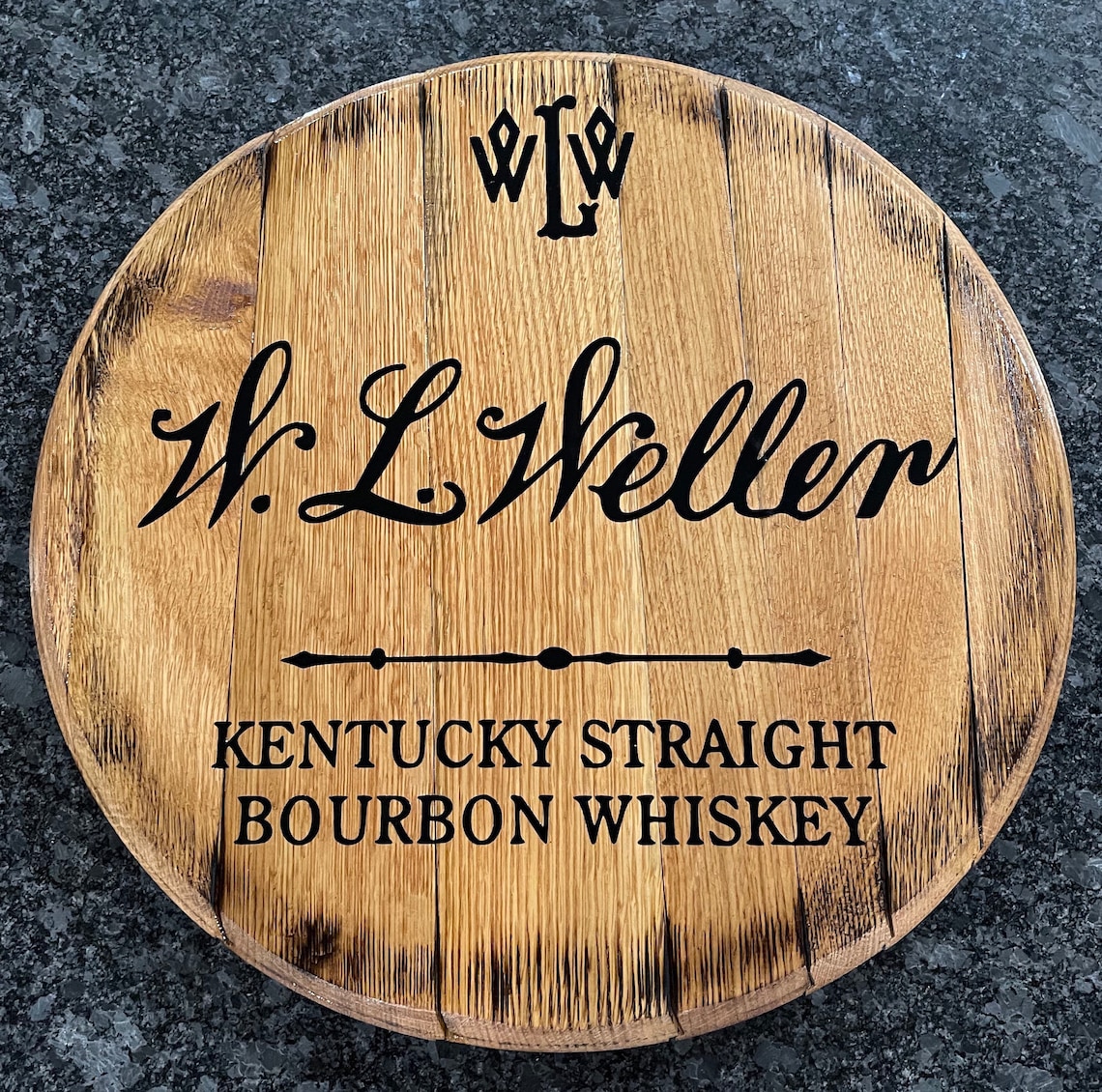 Authentic Bourbon Barrel Heads Etsy