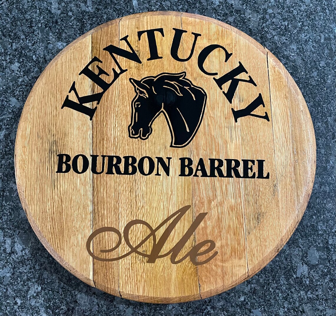 Reclaimed Bourbon Barrel Heads Etsy