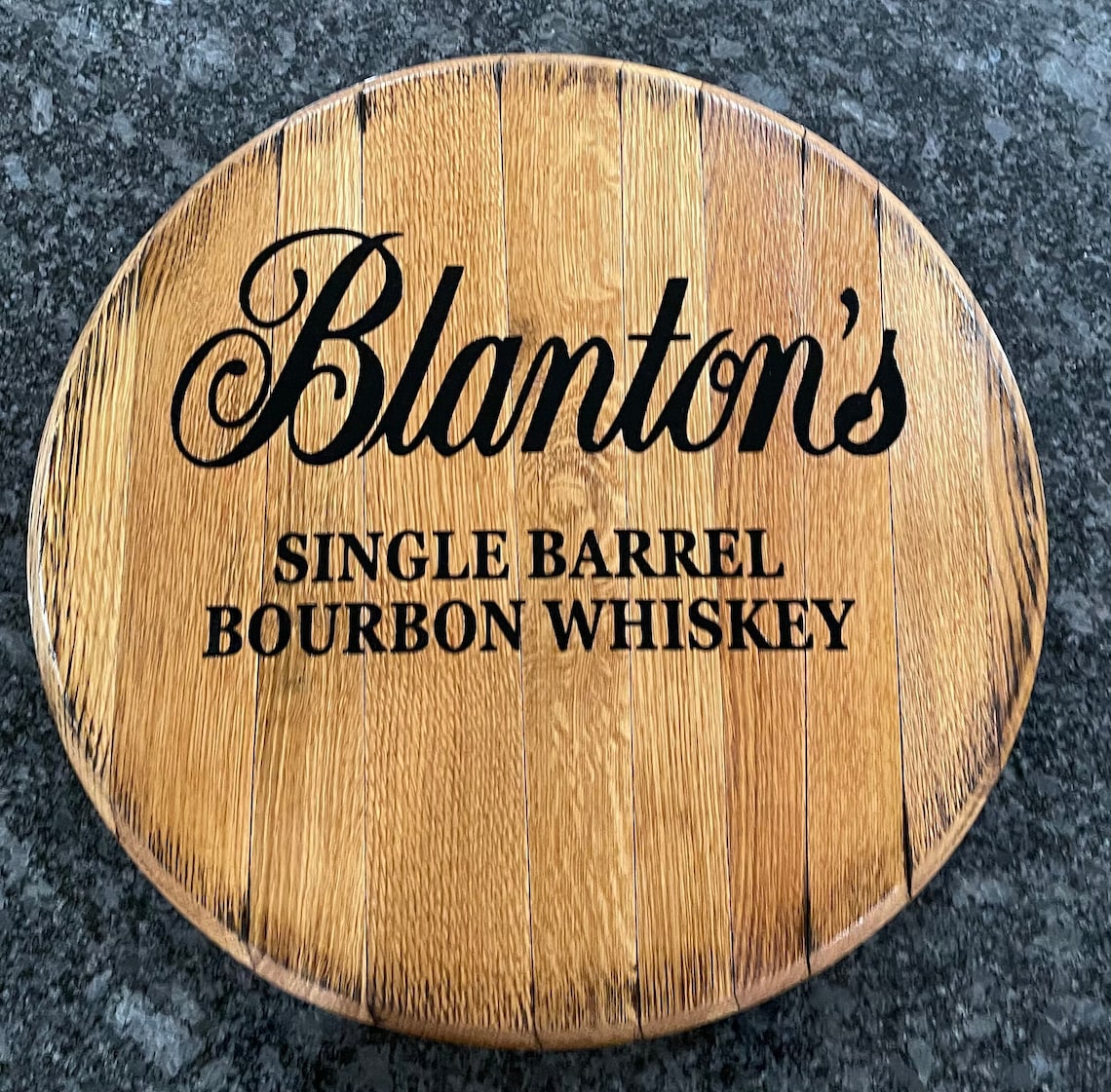 Authentic Bourbon Barrel Heads Etsy