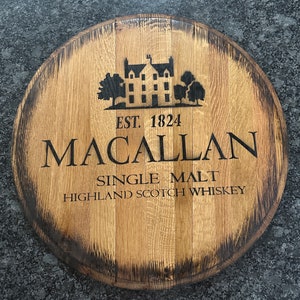 Authentic Reclaimed Bourbon Barrel Heads