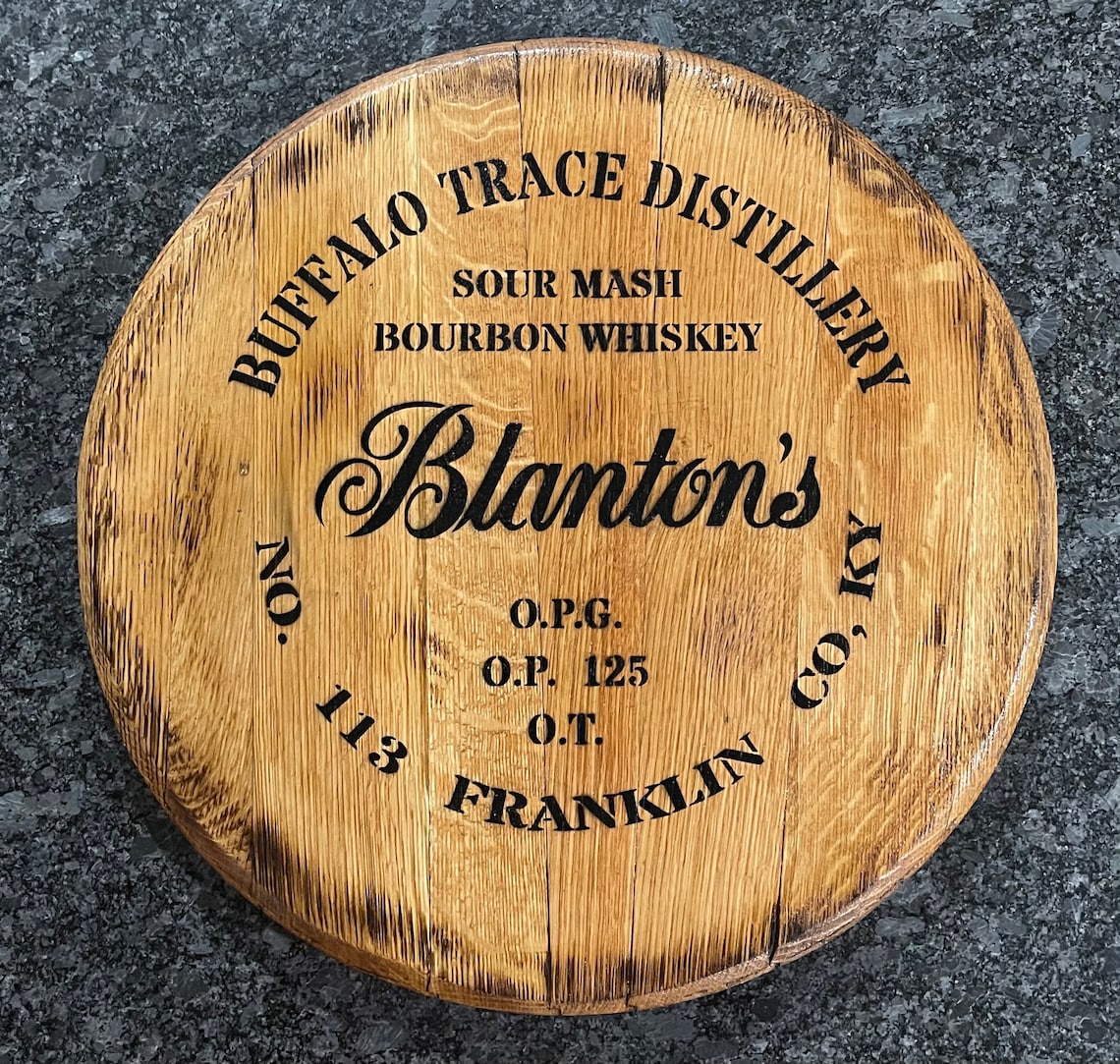 Authentic Bourbon Barrel Heads Etsy