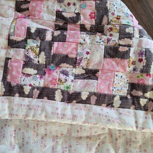 Lil Geek KIRBY Crib Quilt