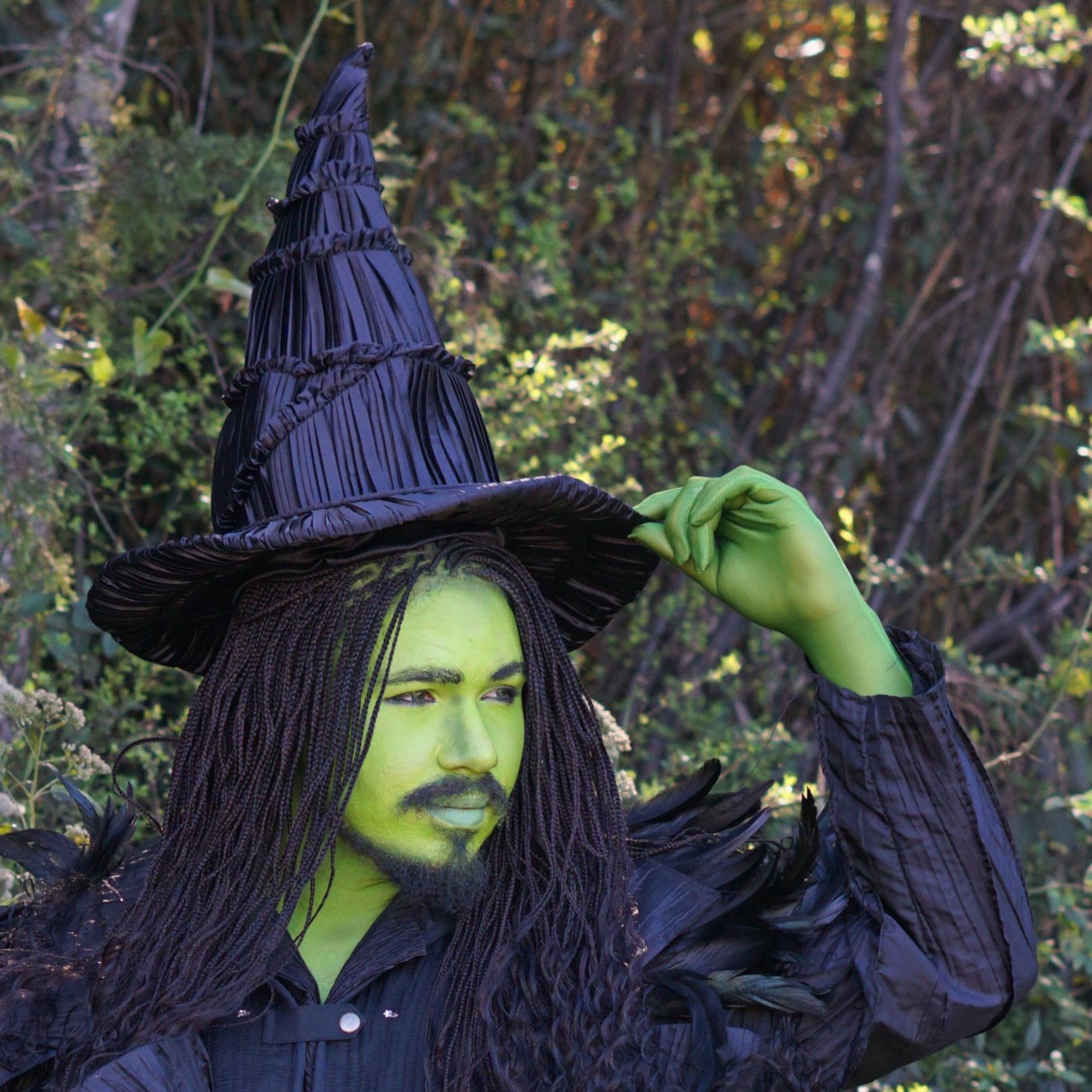 エルファバの帽子 / 魔女の黒い帽子 (高さ15インチ) 邪悪なエルファバ