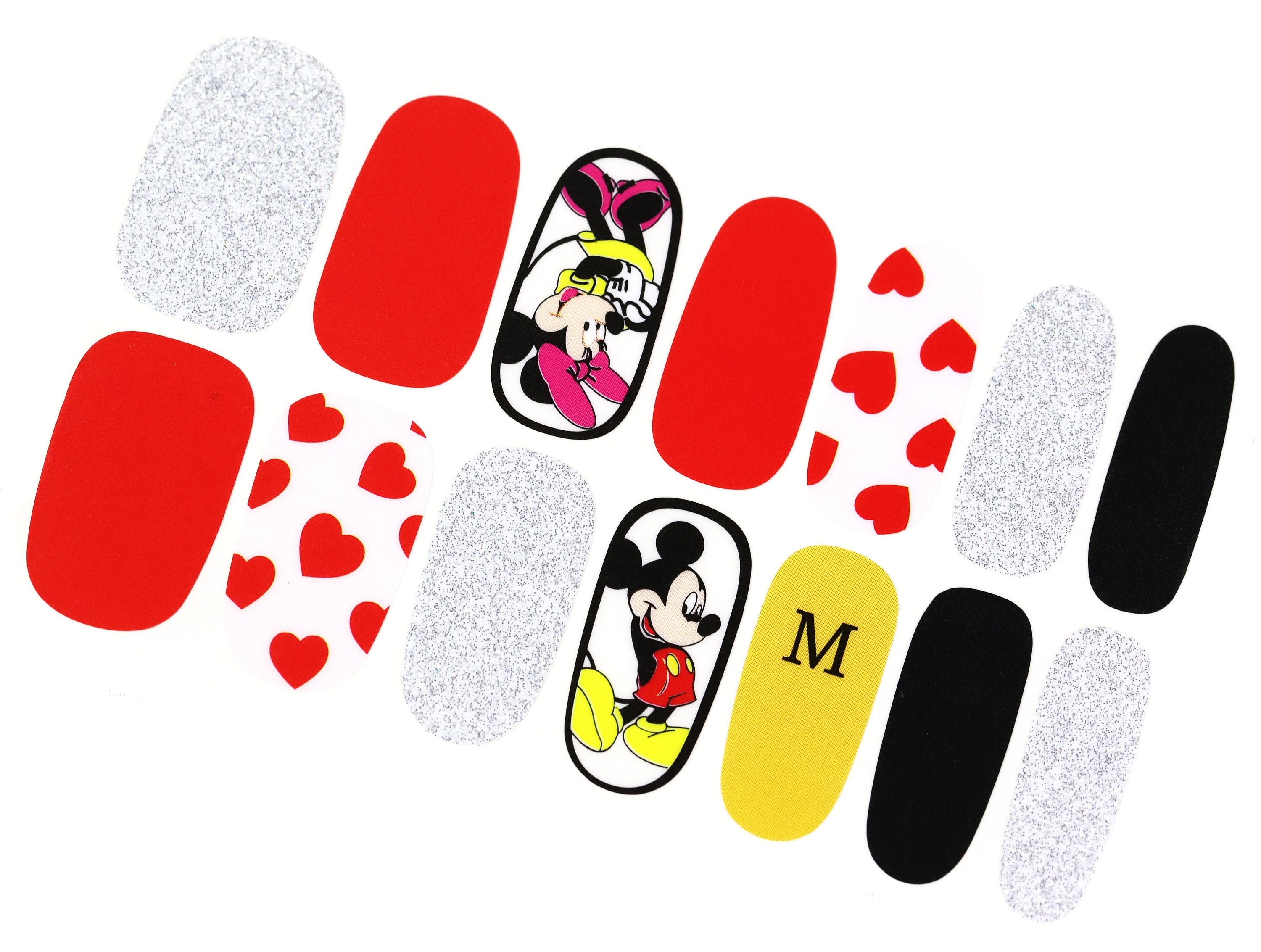 Mickey nail stickers  Mickey nails, Nail stickers, Mickey