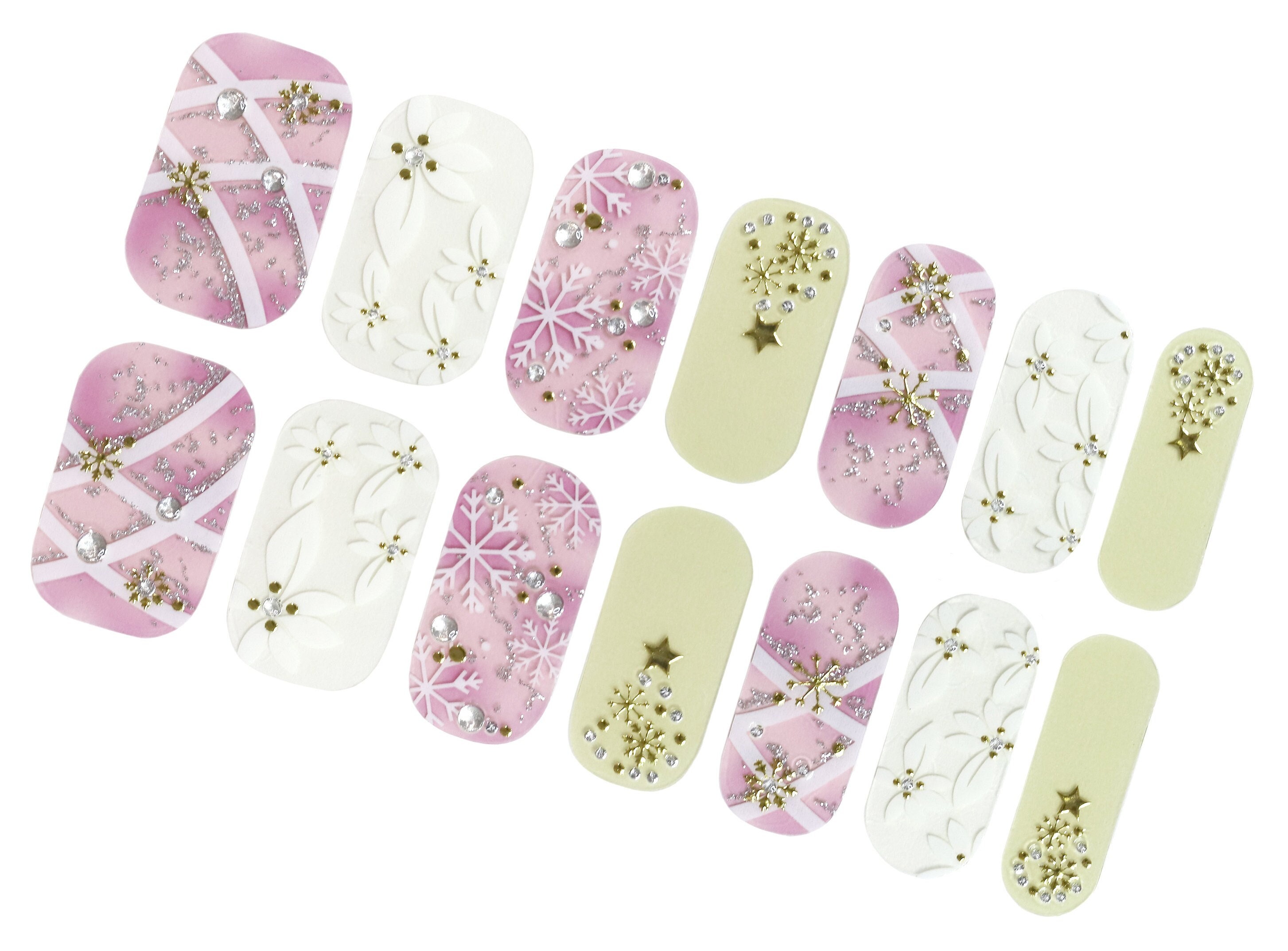 14 Sheets Christmas Nail Stickers Full Wraps Nail Art Polish Stickers  Decals Color Street Nail Strips Self-Adhesive Nail Design Christmas Party  DIY Decoration for Women Girls - Walmart.com